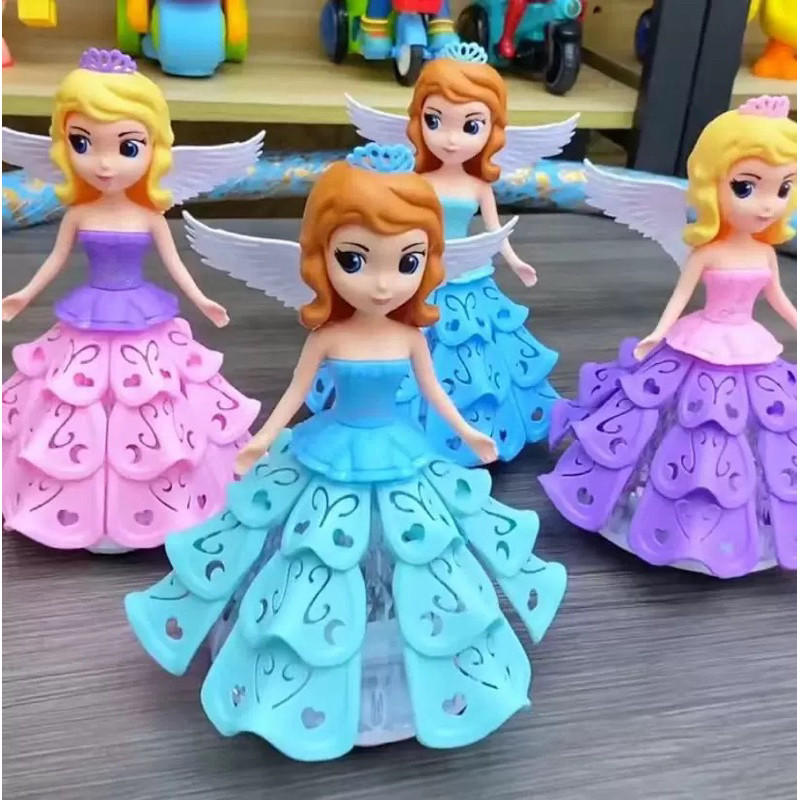 Boneca Princesa Sofia Angel Dançarina Musical com