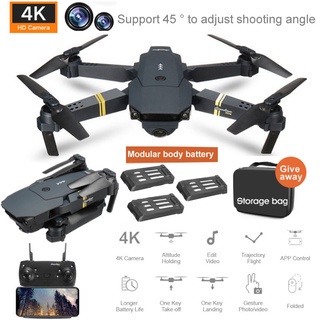Drone E58 Dobrável Wifi 4k Altura Fixa , Quadric�