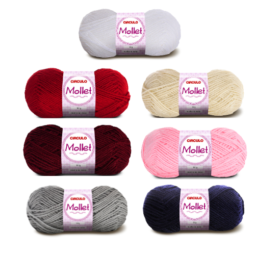 Fio Mollet Círculo 100g crochê tricô