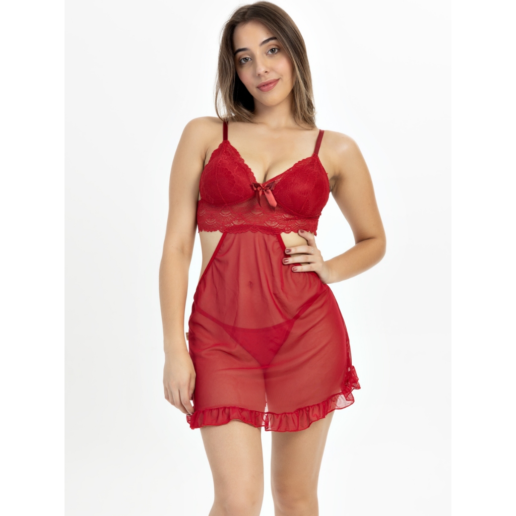 Camisola – com Bojo – Lingerie Feminin