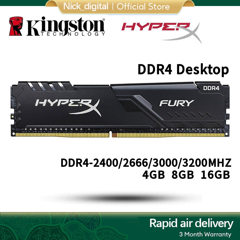Kingston HyperX FURY ddr4 8GB 4GB Desktop16GB 3200