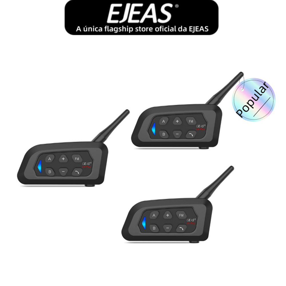 EJEAS V4C PLUS Fone De Ouvido De Intercomunicaçã