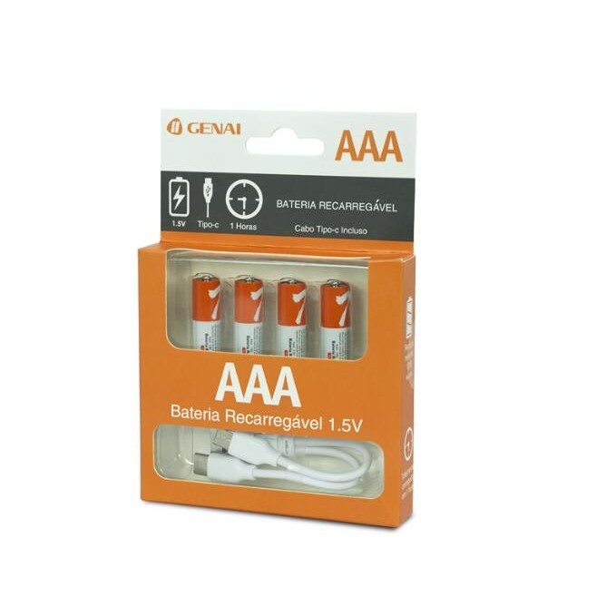 Pilhas Aa Aaa 9v D Rr2 Cr123A Usb Powervac 1.5v Re