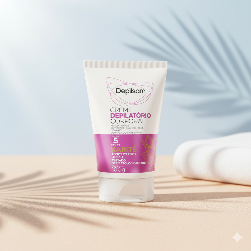 Creme Depilatório Corporal Depilsam Karité 100G