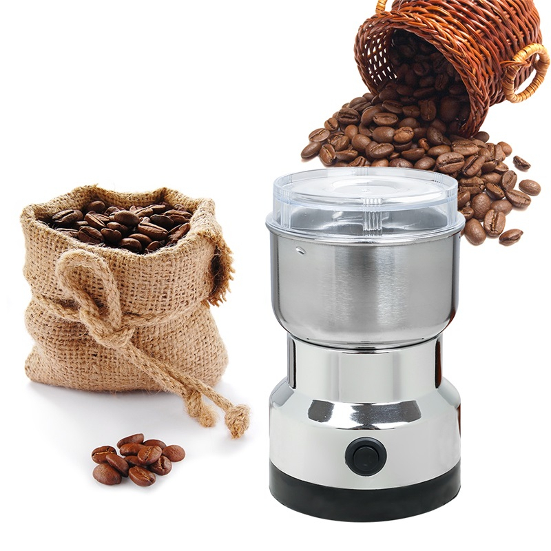 Moedor De Café 110v-220V Grãos Elétrico Aço In