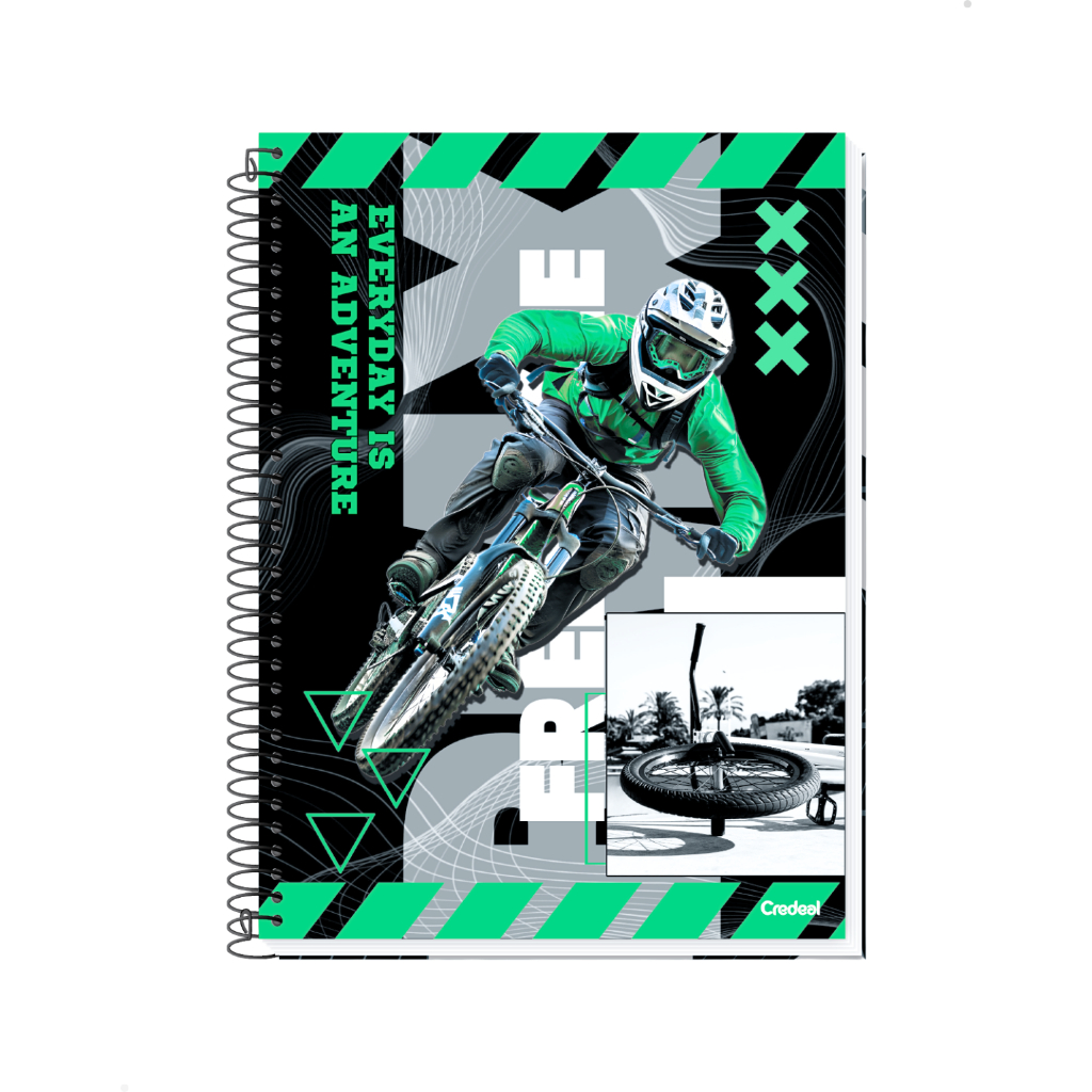 Caderno De 1 Materia Performance  80 Folhas Capa D