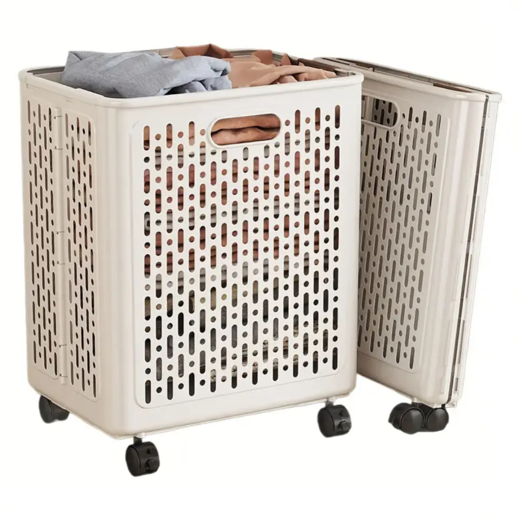 Cestos De Roupa Suja Retrátil Dobrável De Chão 
