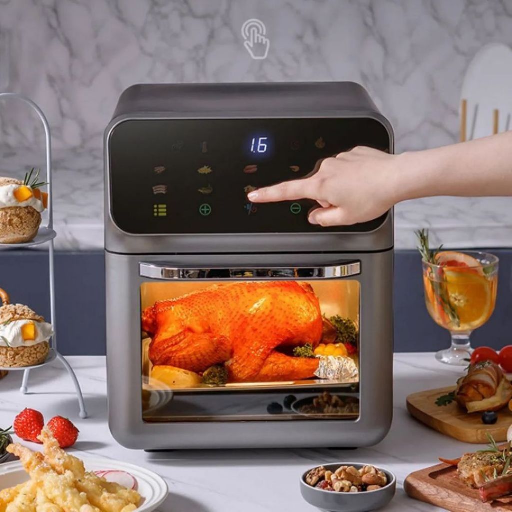 Fritadeira Elétrica Air Fryer FORNO LCK Preta/Ino