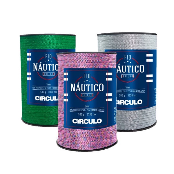 Fio Náutico Brilho Círculo 5 mm 500 Gramas 150 M
