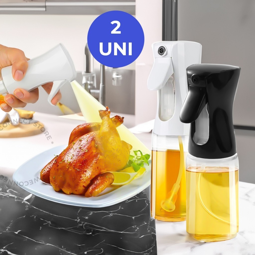 Kit 2 Spray Borrifador de Azeite 200ML Pulverizado