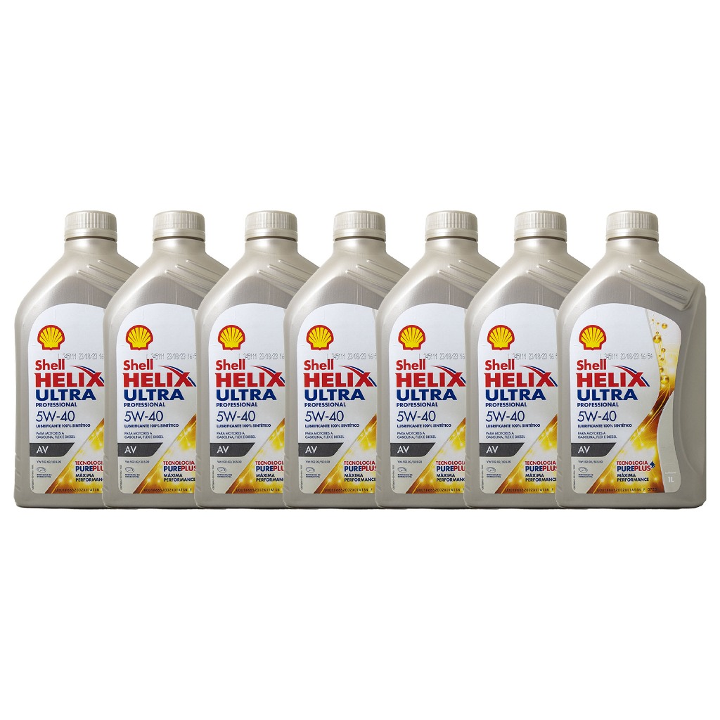 Kit 7 Shell 5w40 Ultra Professional Sintético VW5