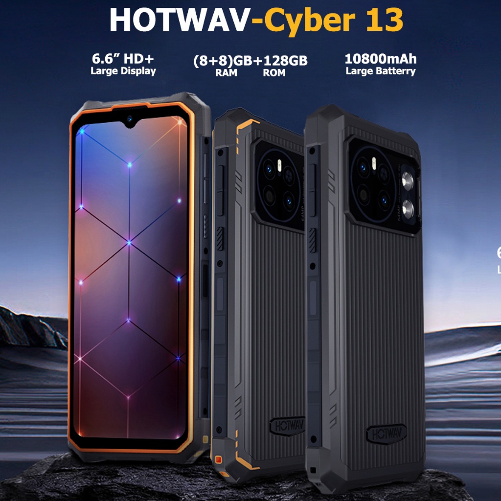 HOTWAV Cyber 13 resistencia + prova dagua 128/16gb
