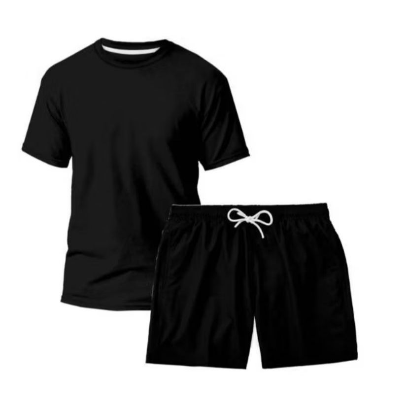 KIt Short Tactel + Camisa Masculina Lisa Lançamen