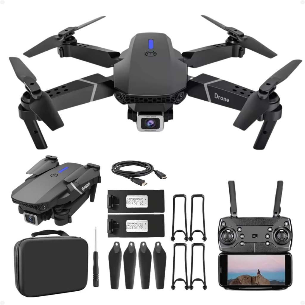 Mini Drone Inova Hd Iniciantes Sensor Obstáculos 