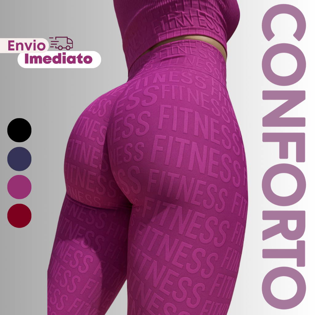 Legging Feminina Fitness 3D Cintura Alta | Compres