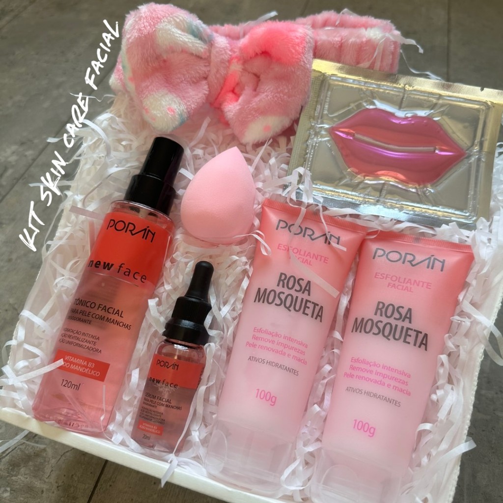 Kit Presente Skin Care Completo – Rosa Mosqu