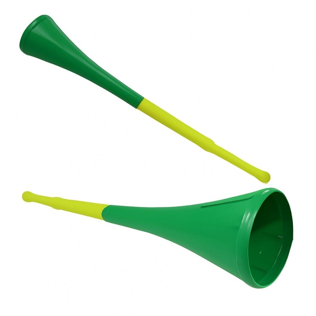 2 Vuvuzelas Brasil Verde e Amarela Faça Barulho e