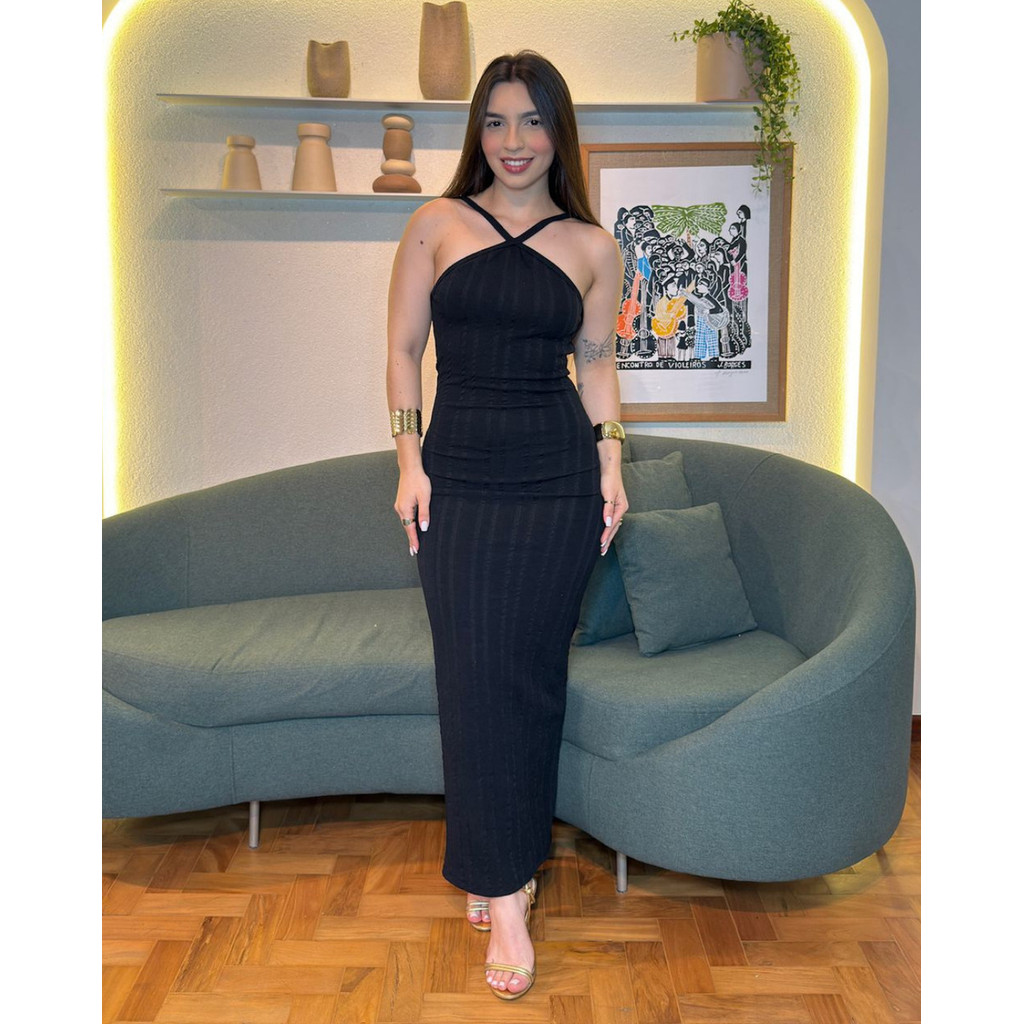 Vestido Ribaninha Premium Confortável 36 Ao 42 Co