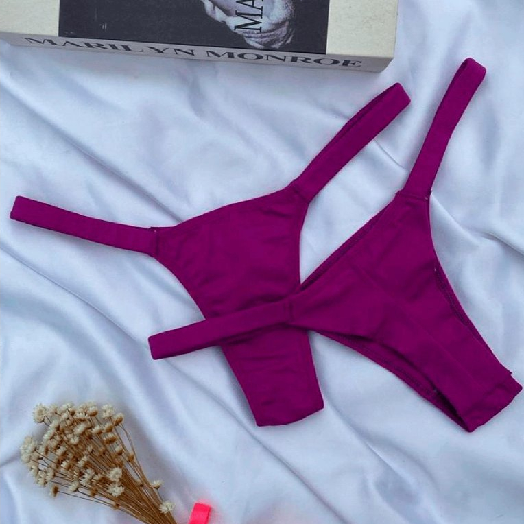 Kit 5 Calcinhas Fio Duplo Sensual Tanga Feminina F