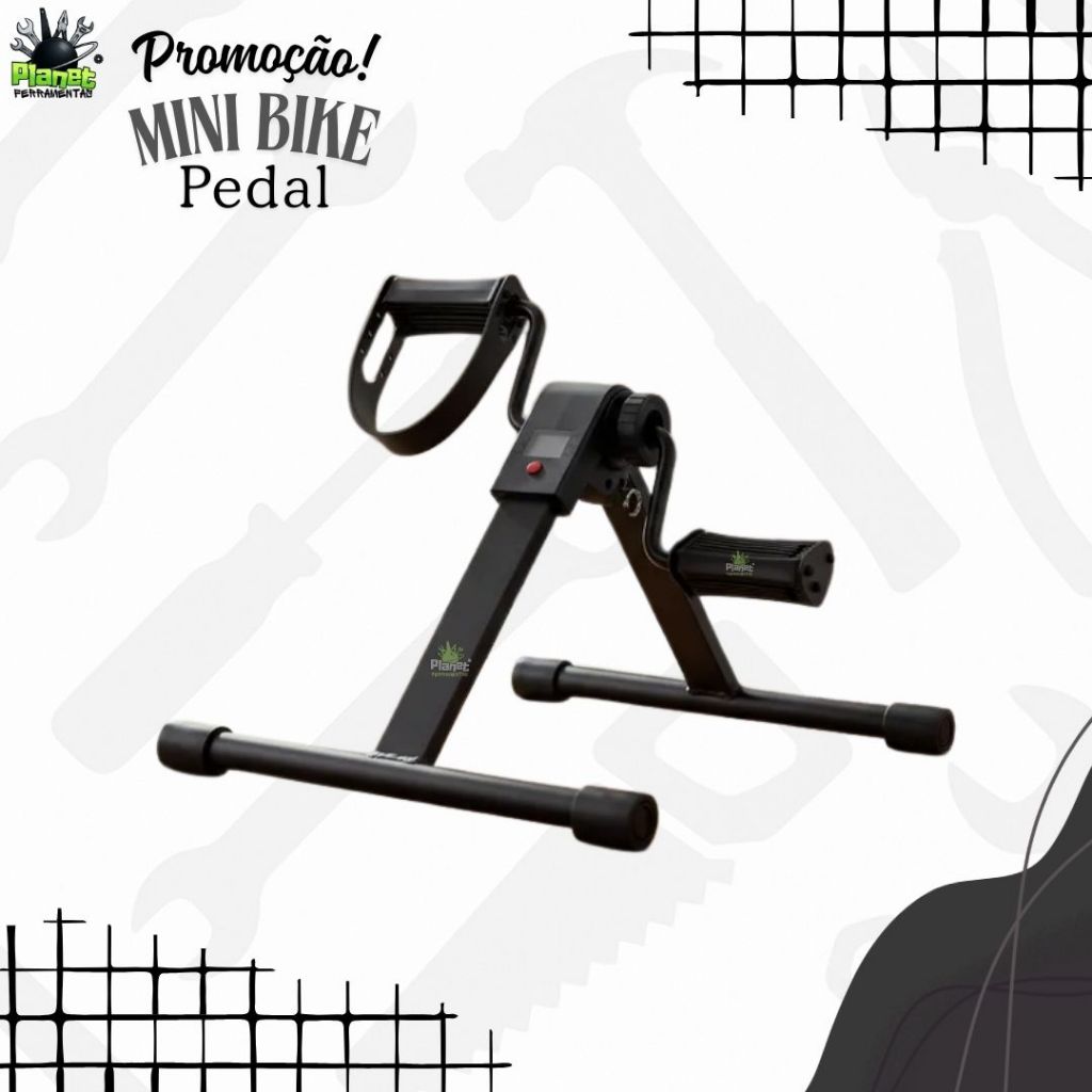 Mini Bicicleta Ergométrica Pedal para Braços e P