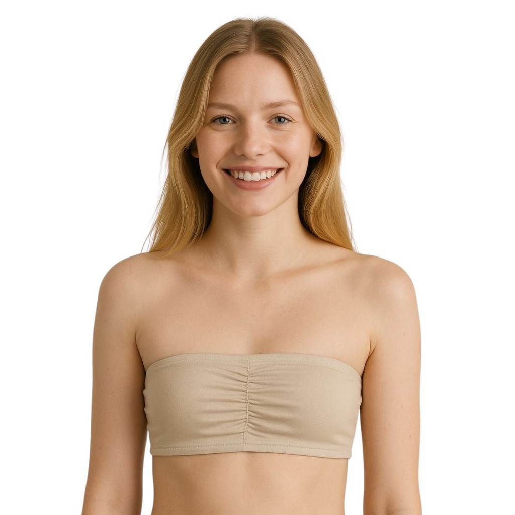 Sutiã Tomara Que Caia Faixa Sem Bojo Bustiê Conf