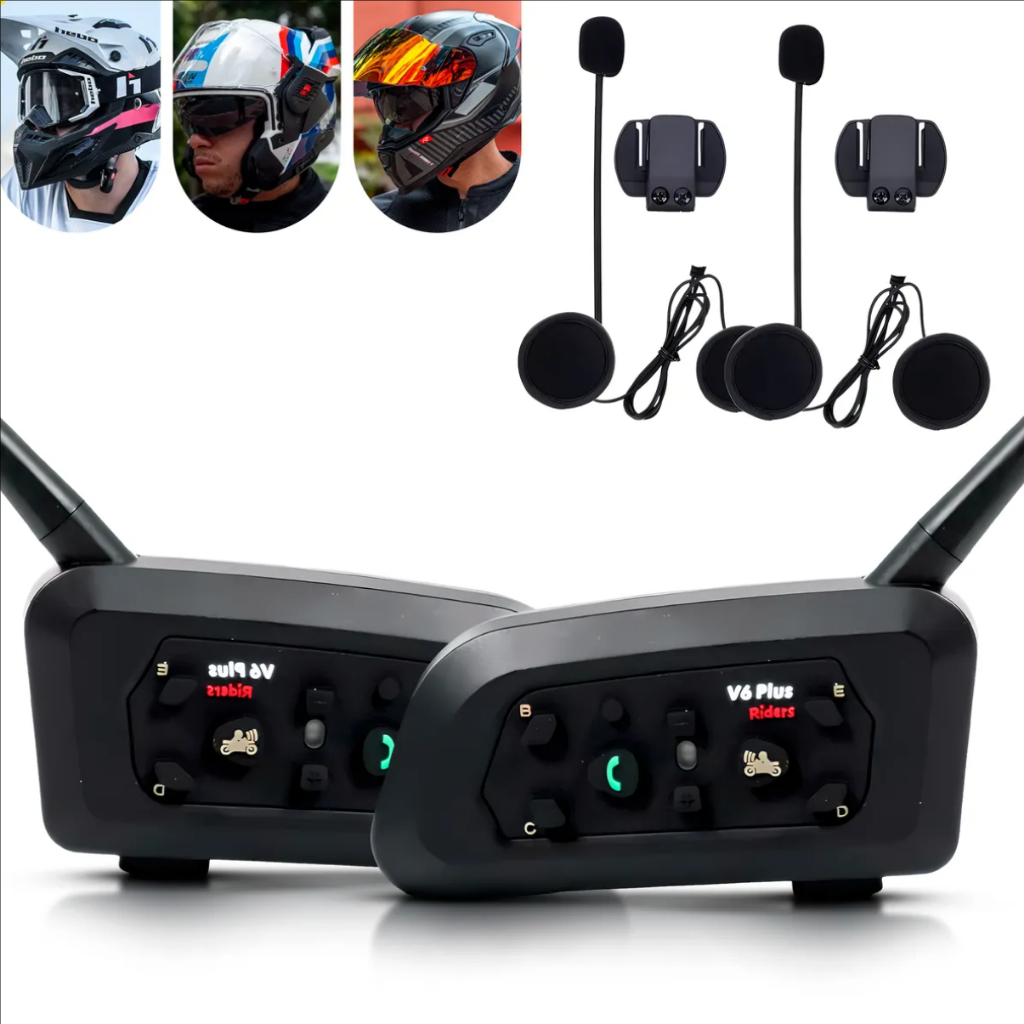 Intercomunicador Capacete De Moto Bluetooth Com Fo