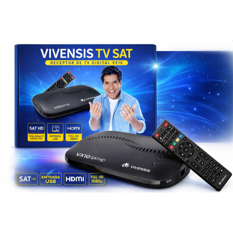 Receptor Vivensis VX10 – Envio Imediato (PRO
