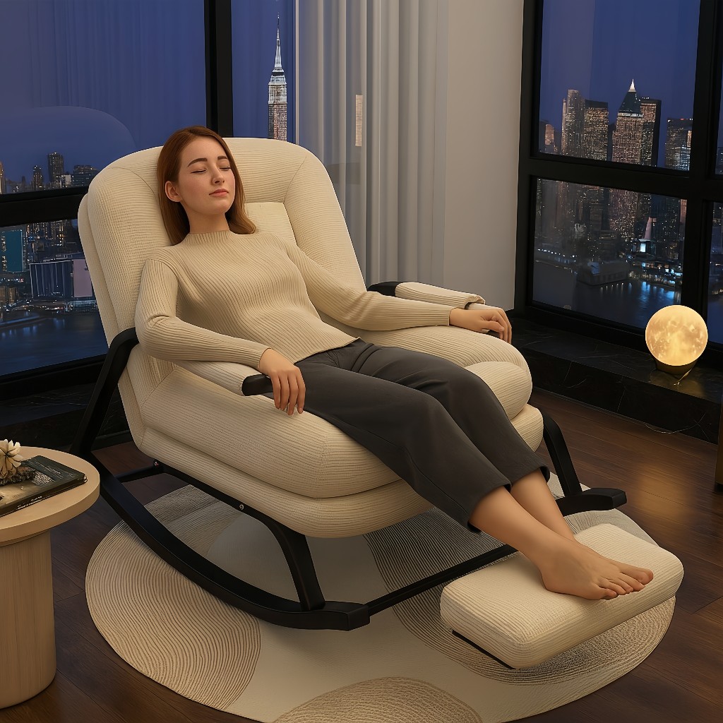 Cadeira de balanço Moderna ergonômica reclináve