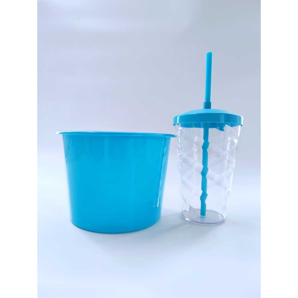 20 Kits Cineminha Balde 1,5 Litros +copo Twister 5