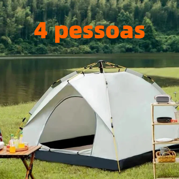Barraca De Acampamento 4-5 Pessoas Portátil A Pro