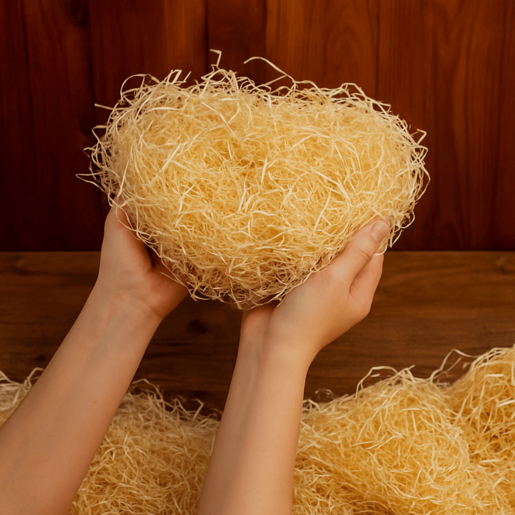 Palha Natural Para Cesta e Decoração – Pac