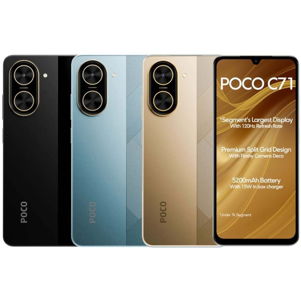 Celular Smartphone Xiaomi Poco C71 128GB / 64GB Du