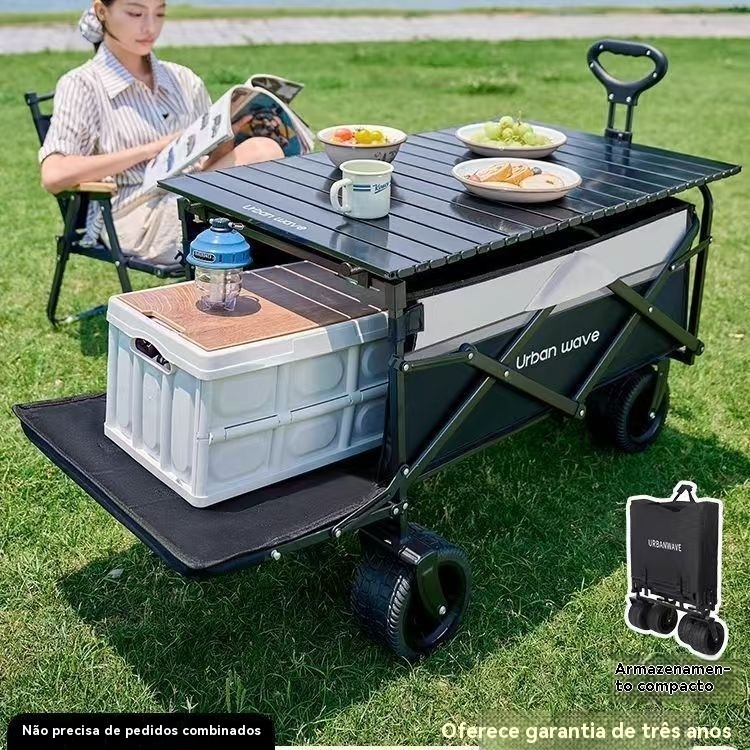 Large Multipurpose Camping Cart Up to 180kg Foldab