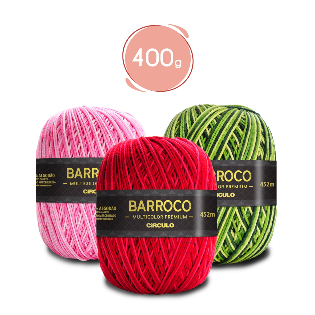 Fio Barroco Multicolor Premium 400g – tric