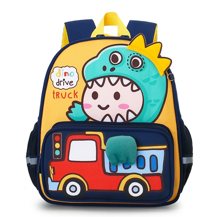Mochila Infantil 3D Impermeável e Resistente Carr