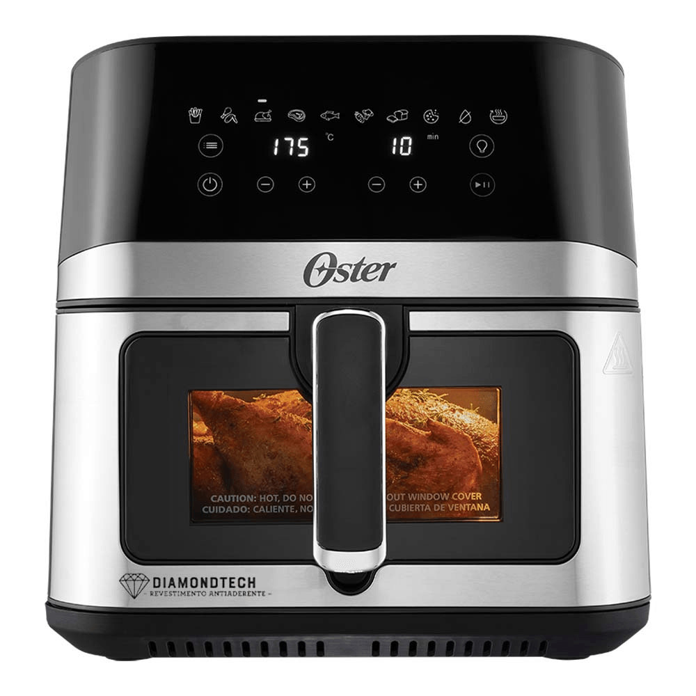 Fritadeira Inox DiamondTech Oster 7,5L com Visor T