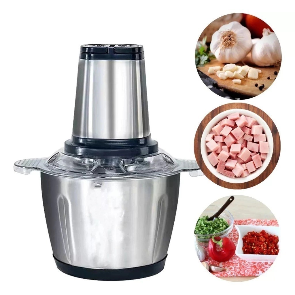 Tritador de alimentos de 2 litros, carne e vegetai