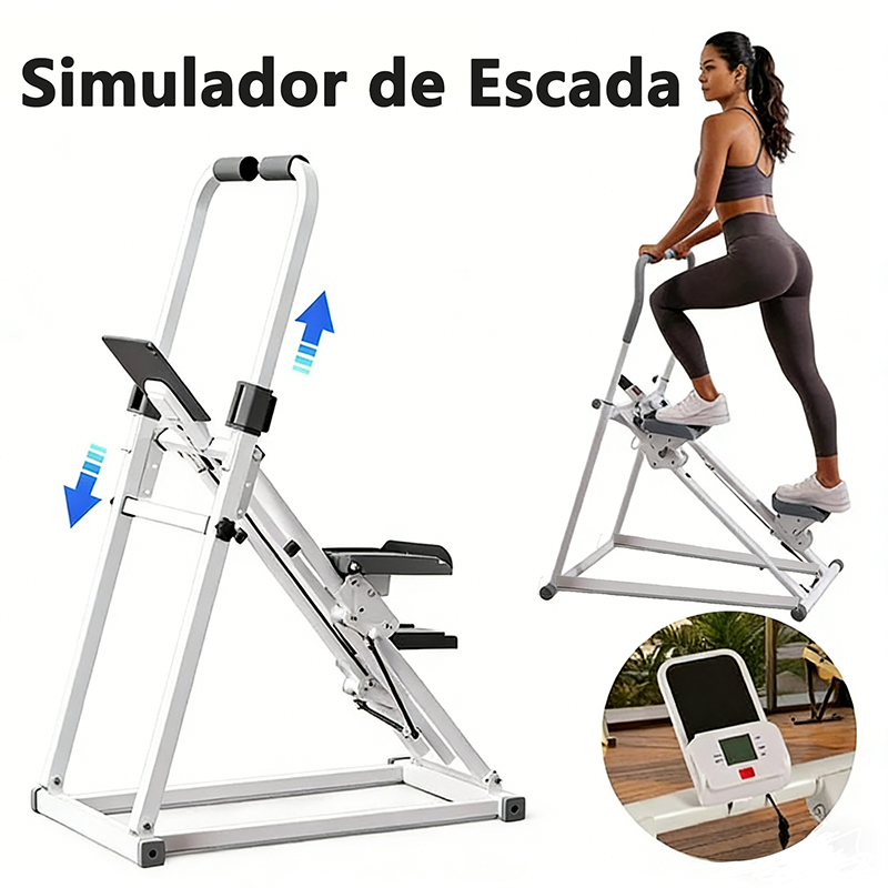 Simulador de Escada Vertical Climber Stepper Dobr�