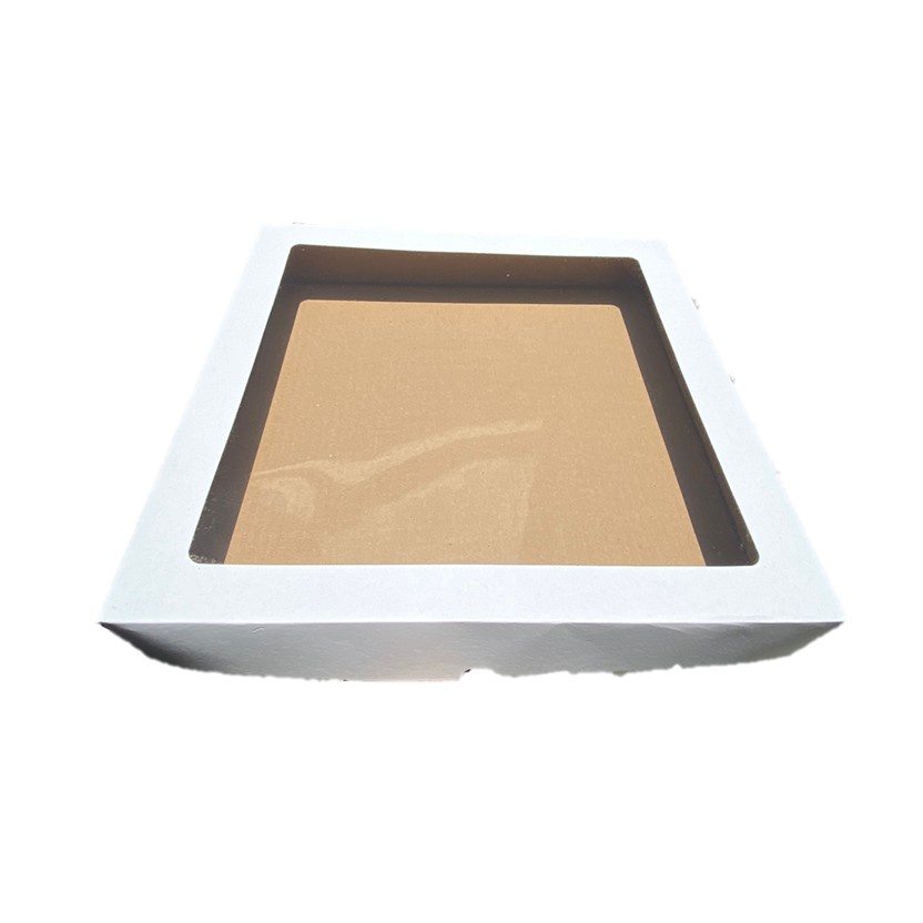 50 Caixas Com Visor E Com Base De Papelão Para 10