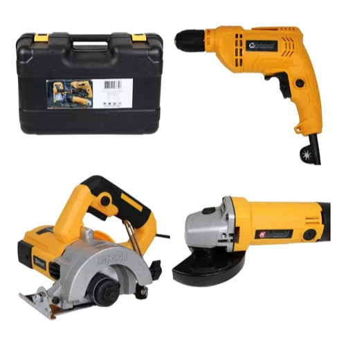 Kit Multi Ferramentas 3 Em 1 Furadeira/Esmerilhade