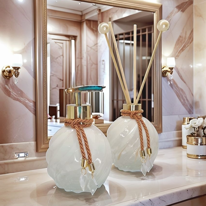 Kit Lavabo Completo 3 Peças Vidro 300ml Com Bande