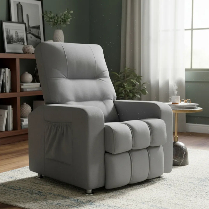 Poltrona Do Papai Suede – Meu Lar