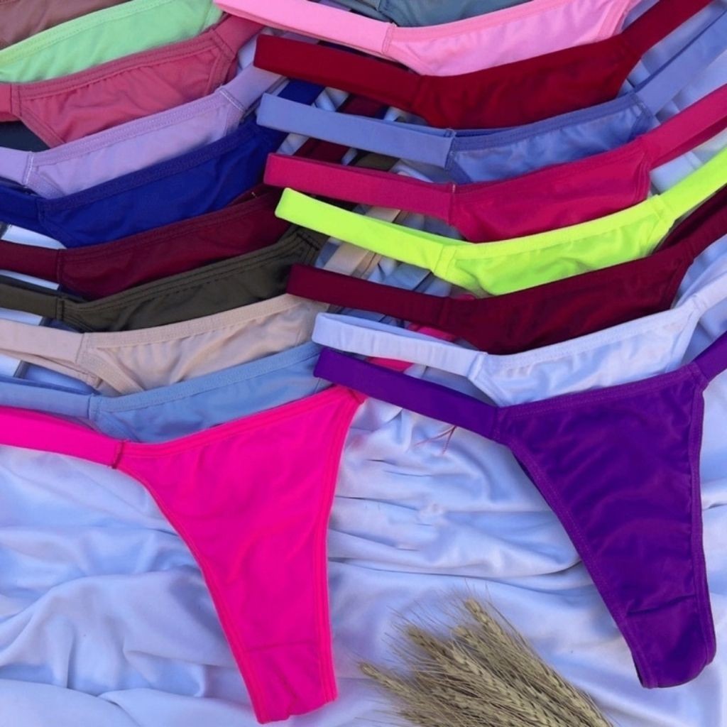 Kit 10 Calcinhas Levanta Bumbum Fio Duplo Estilo B