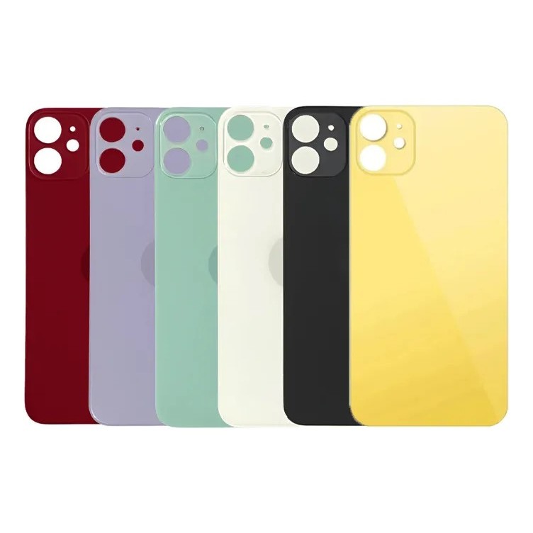 Tampa Traseira Vidro Com Furo Maior Para iPhone 11