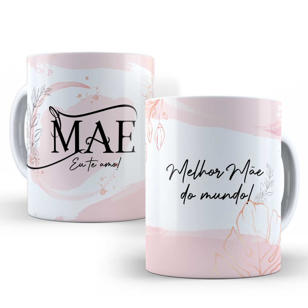 Caneca Porcelana Personalizada Dia das Mães Lembr