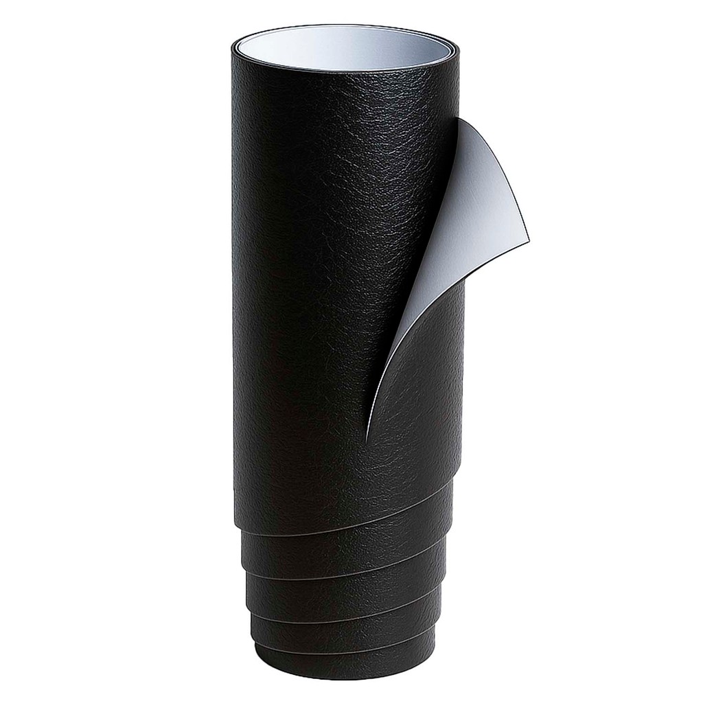 couro adesivo preto sintetico para sofa, cadeira