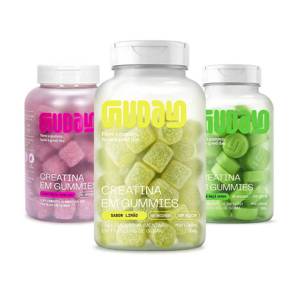 Guday Creatina em Gummy – 60 unidades
