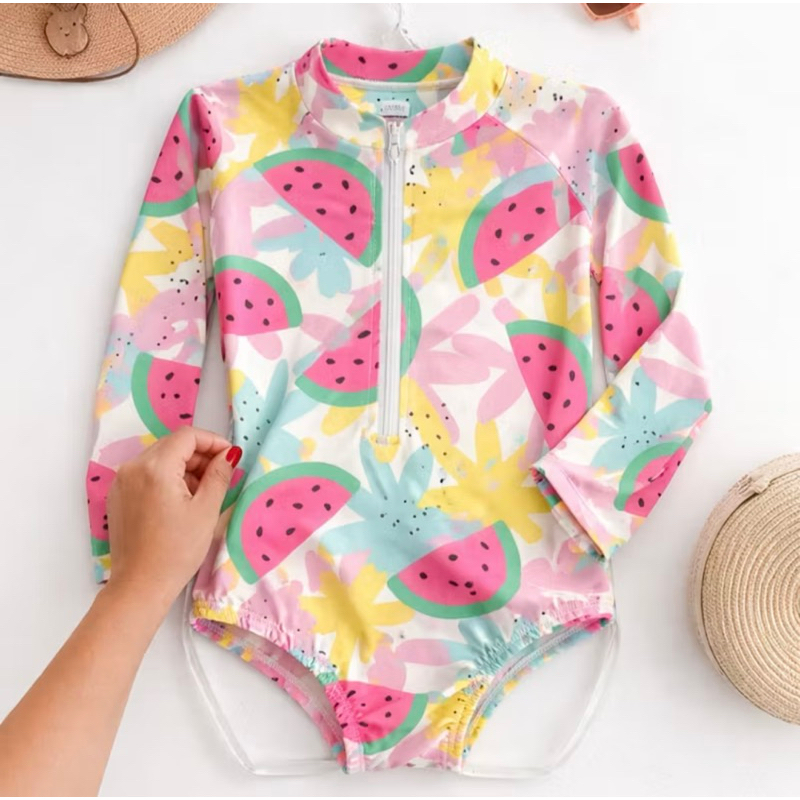 Maio Infantil Hello Kitty Com Zíper Conforto e Es