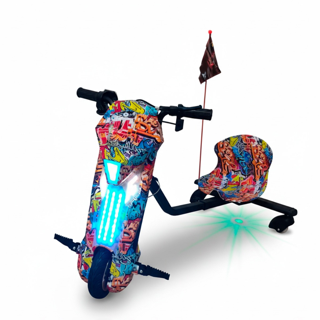 Triciclo Elétrico Drift Infantil 8 Polegadas 65, 