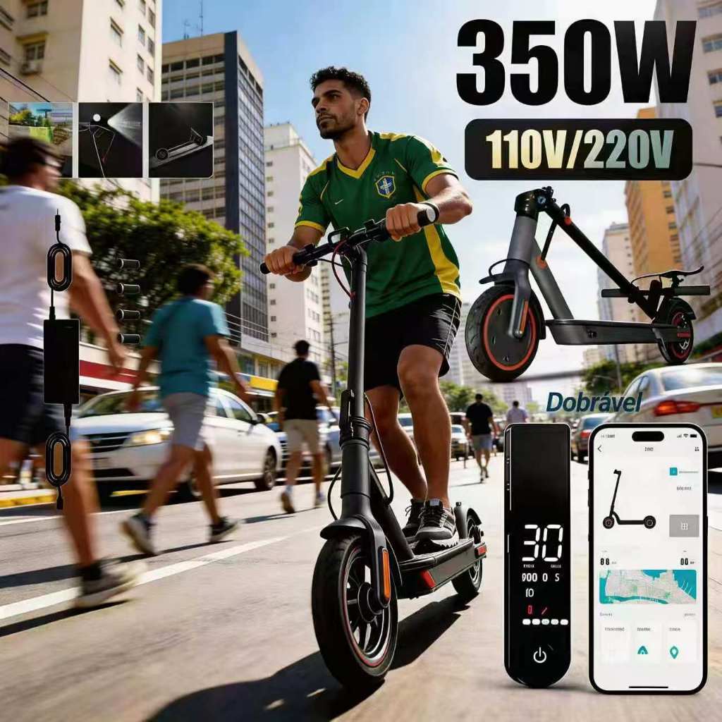 Scooter Elétrica 350w Patinete Elétrico Para Adu